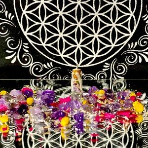 Spell jar necklace for anxiety